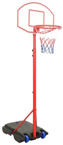 vidaXL Set de joc de baschet portabil, reglabil, 200-236 cm