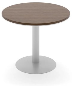 Masa de intalnire TopOffice, diametru 100 cm, stejar charleston