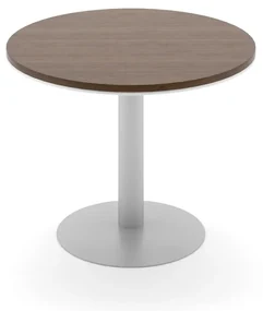 Masa de intalnire TopOffice, diametru 100 cm, stejar charleston