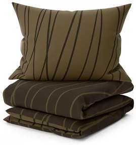 Lenjerie de pat din bumbac SOFIA DREAM maro Dimensiune lenjerie de pat: 70 x 90 cm | 140 x 200 cm