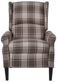 329300 vidaXL Fotoliu rabatabil, bej, material textil
