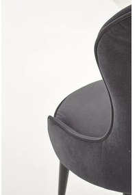 Scaun de bucaterie Rilla, gri/negru
