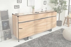 Comoda design industrial vintage Mammut 160cm, salcam