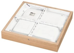 Plafonieră LED dimabilă Brilagi WOODY FRAME LED/24W/230V stejar 30x30 cm IP44 + telecomandă