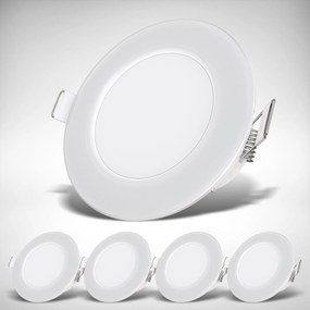 BKLICHT Set 5 spoturi LED albe 8.6/3 cm