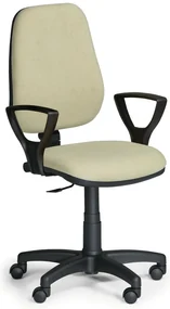 Scaun de lucru Comfort KP cu cotiere, verde