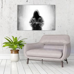Tablou - Un călugăr într-o mănăstire (90x60 cm)