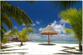 Tablou - Plajă cu nisip alb (90x60 cm)