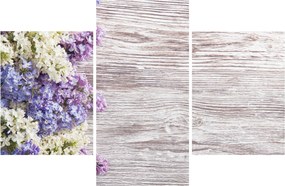 Tablou - Liliac pe lemn (90x60 cm)