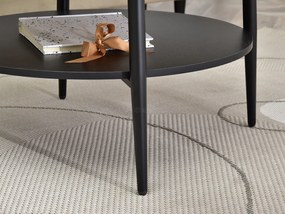 Măsuță de cafea Randolf Xl (sonoma + negru). 1111705