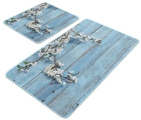 Covorașe de baie albastre 2 buc. 60x100 cm – Mila Home