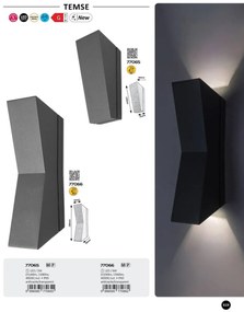 Aplica de perete exterior IP65 LED Temse
