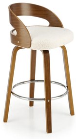 Scaun de bar H110 crem/nuc