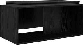 vidaXL Set de măsuțe de cafea 2 pcs Stejar Negru Lemn compozit