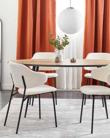 Set 2 buc scaune de sufragerie Kenza (bej). 1080652