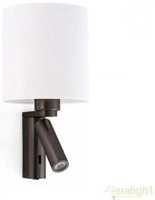 Aplica de perete cu reader LED ROB bronz 68496
