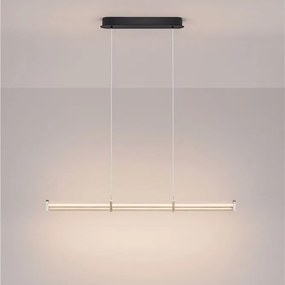 Lustra LED 2700K suspendata design liniar PHEME nickel satinat