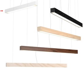 Lampă suspendată LED60, driver încorporat, multe variante - TUNTO Model: stejar 1600 mm, vopsit în alb