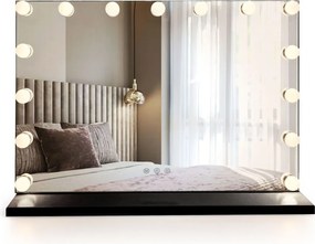 Oglindă LED HOLLYWOOD Black 80x60