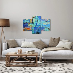 Tablou - pictură abstractă în ulei (90x60 cm)