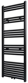 141909 vidaXL Radiator port-prosop încălzire baie, drept, 500 x 1424 mm, negru