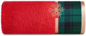 Prosop de Crăciun din bumbac cu margine jacquard Lăţime: 70 cm | Lungime: 140 cm