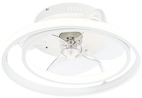 Ventilator de tavan alb cu LED inclus cu telecomandă - Kees