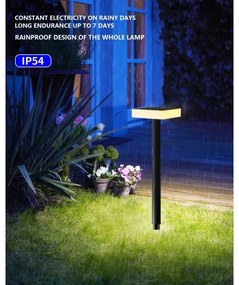 Corp de iluminat LED RGB solar dimabil Immax NEO 07911L 1W/5V pătrat IP54 Tuya