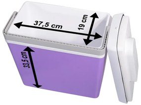 Ladă frigorifică auto portabilă 23 l 55W/12V/230V mov/albă