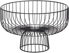 Coș fructe cu bază, metal, 28 cm