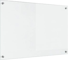 vidaXL Panou de bucătărie Transparent 90 x 60 cm sticlă securizată