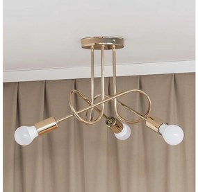 Lustră aplicată OXFORD 3xE27/15W/230V aurie