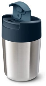 Thermos Joseph Joseph Sipp 81125, Capac de etansare, 0,340 L, Fara BPA, Otel inoxidabil, Albastru/inox