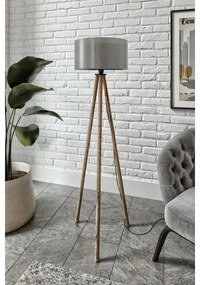 Lampă de podea AYD, 1x E27, 40W, 230V, maro/gri