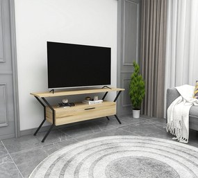 Masă TV/Dulap Tarzan (Natural + Negru ). 1072862