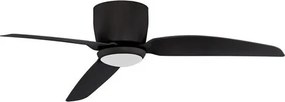 Lustra LED cu ventilator si telecomanda VOLGA negru