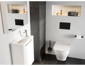 Ravak X01744 - Plăcuță de comandă UNI SLIM 24,7 x 16,5 cm, negru