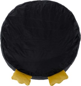 Fotoliu tip sac pinguin, gri, PINGO