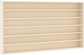 vidaXL Vitrina de colecție din lemn cu 6 rafturi 80x8,5x55 cm
