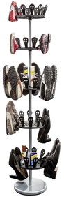 Suport pentru incaltaminte, rotativ, 30 de perechi