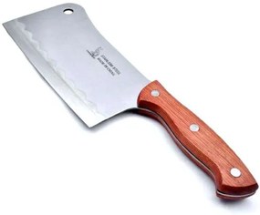 Barda/satar inox, maner lemn, 36 cm, Perfect Home