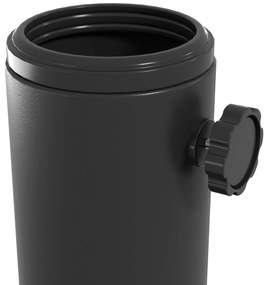 Outsunny Suport 13kg din Ciment pentru Umbrelă Soare, Bază Rotundă Rezistentă 48mm, Negru | Aosom Romania