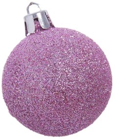 Globuri mov de Crăciun în set de 12 bucăți Casa Selección, ⌀ 4 cm