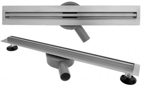 Set rigola pentru dus cu capac Neo Slim Pro Crom - 90 cm