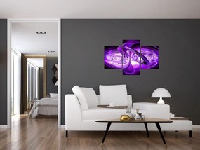 Tabloul fractalilor în violet (90x60 cm)