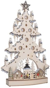 Decorațiune LED de Crăciun Solight 1v282 LED/2xAA/alb cald pom