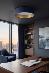Brilagi-LED Lampă LED dimabilă VELVET SM. VARI 24W/230V 3000-6500K Ø45 cm albastru/auriu+telecomandă