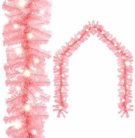 Ghirlanda de Craciun cu lumini LED, roz, 20 m 1, Roz, 20 m