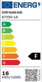 Plafoniera LED design slim JEFFRY aspect lemn 67350-16 GL