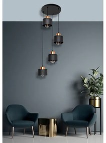 Lustră pe lanț EDISON 4xE27/15W/230V